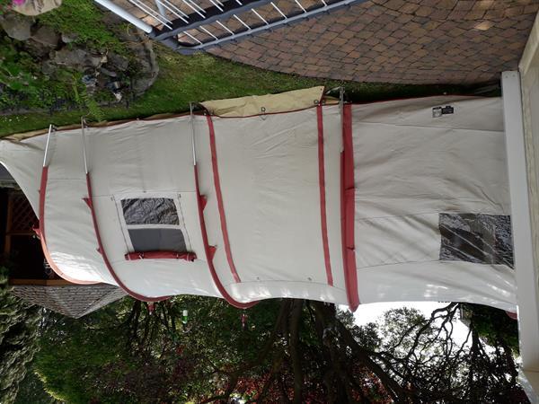 Grote foto brixen cotton tunneltent 4 tot 6 personen caravans en kamperen tenten