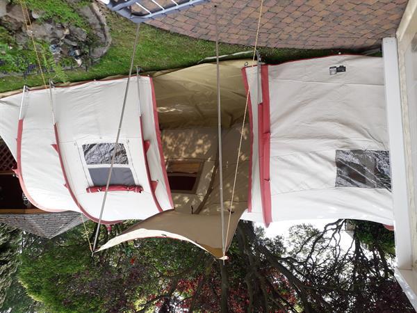 Grote foto brixen cotton tunneltent 4 tot 6 personen caravans en kamperen tenten