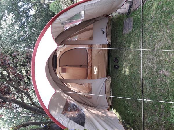 Grote foto brixen cotton tunneltent 4 tot 6 personen caravans en kamperen tenten