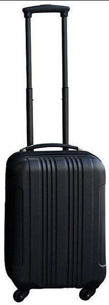 Grote foto handbagage koffer abs zwart alleen deze week 10 extra kort witgoed en apparatuur koffiemachines en espresso apparaten