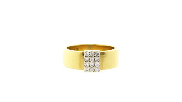Grote foto gouden ring met diamant 18 1075 sieraden tassen en uiterlijk ringen voor haar