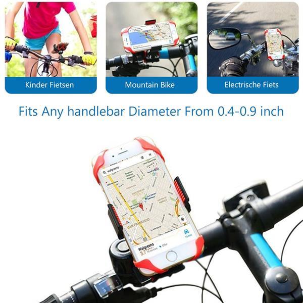 Grote foto mmobiel fietshouder voor smartphone schokbestendige silico telecommunicatie toebehoren en onderdelen