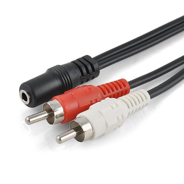 Grote foto mmobiel tulp adapter kabel stereo 2rca male tulp rca audio tv en foto onderdelen en accessoires