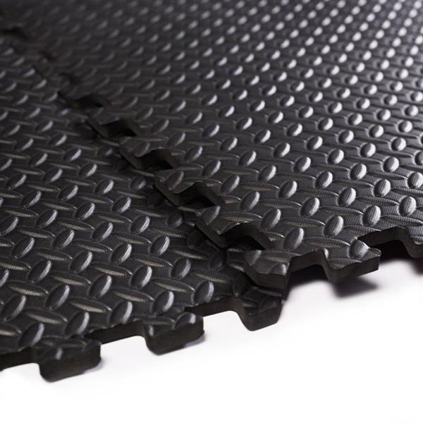 Grote foto 16 sportmatten puzzelmat 60x60x1cm fitnessmat zwart sport en fitness overige sport en fitness