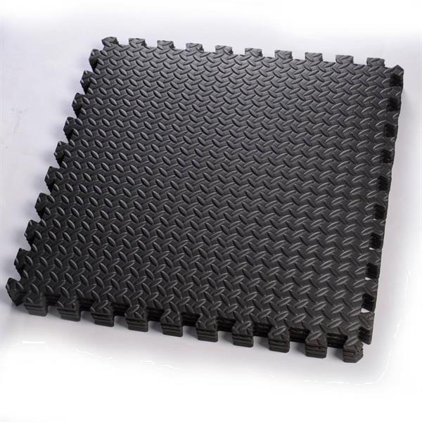 Grote foto 16 sportmatten puzzelmat 60x60x1cm fitnessmat zwart sport en fitness overige sport en fitness