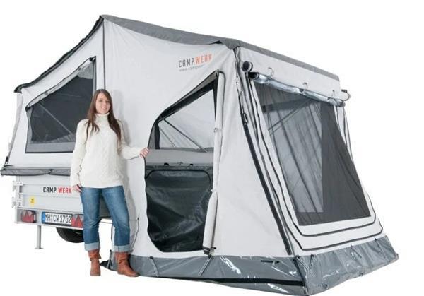 Grote foto nieuwe campwerk economy met luifel en keuken caravans en kamperen vouwwagens