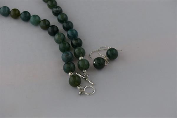 Grote foto ketting oorhanger set mosageaat sieraden tassen en uiterlijk kettingen