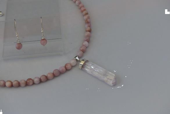 Grote foto kunziet ketting oorhanger set sieraden tassen en uiterlijk kettingen