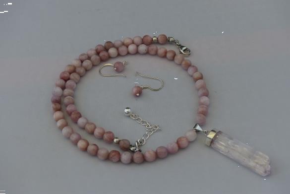 Grote foto kunziet ketting oorhanger set sieraden tassen en uiterlijk kettingen