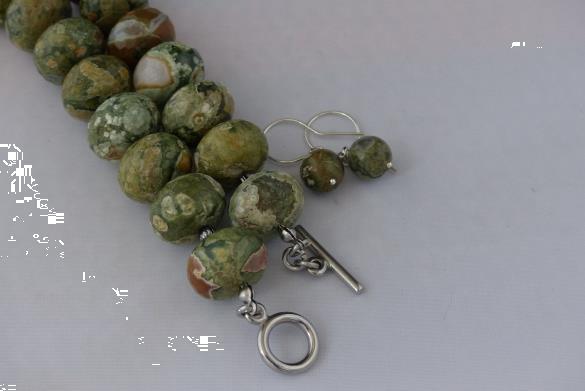 Grote foto ketting oorhanger set van rhyoliet sieraden tassen en uiterlijk kettingen
