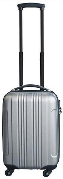 Grote foto handbagage koffer abs zilver alleen deze week 10 extra kor witgoed en apparatuur koffiemachines en espresso apparaten