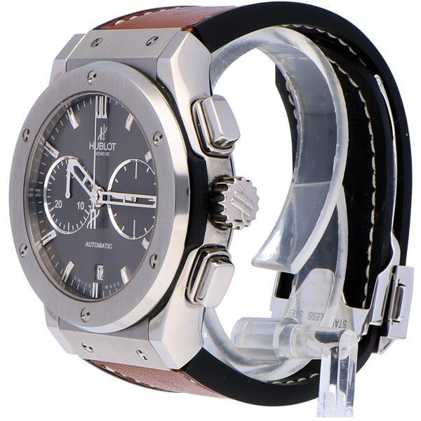 Grote foto hublot horloge classic fusion 45 mm chronograph titanium rac kleding dames horloges
