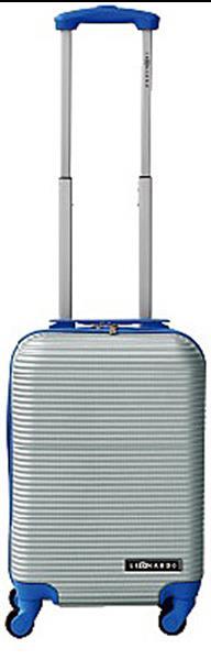 Grote foto handbagage koffer duo tone zilver blauw alleen deze week witgoed en apparatuur koffiemachines en espresso apparaten