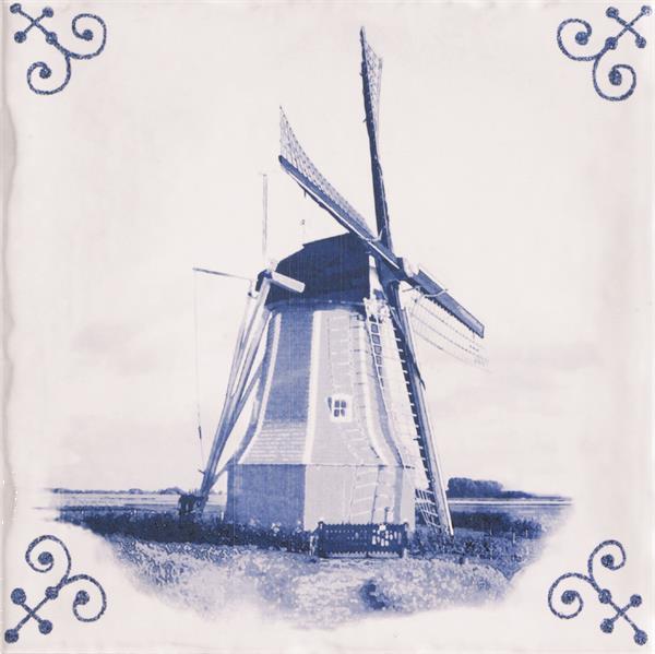 Grote foto tegel delfts blauw antiek 15 x 15 cm doe het zelf en verbouw tegels