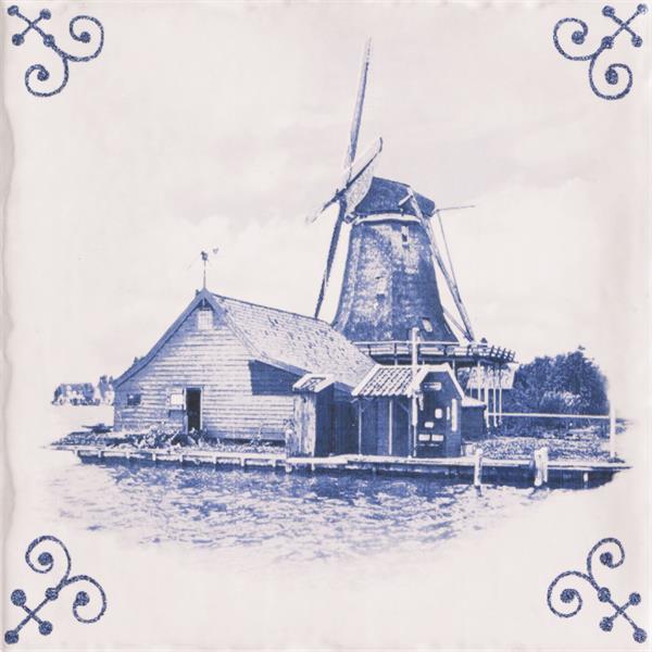 Grote foto tegel delfts blauw antiek 15 x 15 cm doe het zelf en verbouw tegels