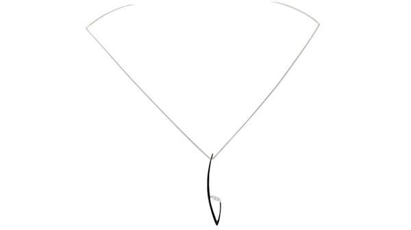Grote foto witgouden hanger met diamant 18 krt 635 sieraden tassen en uiterlijk bedels en hangers