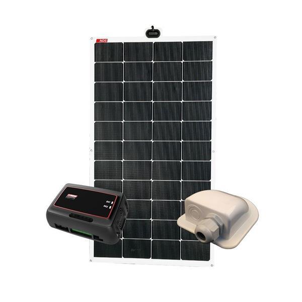 Grote foto nds solarflex evo 150w flex zonnepaneel set sc320m kpe150wp caravans en kamperen overige caravans en kamperen