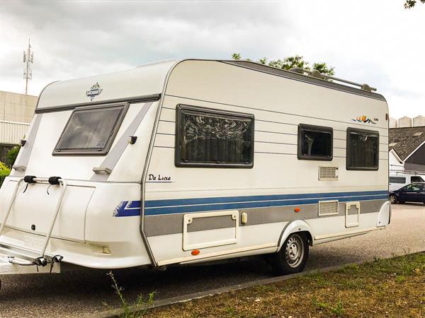 Grote foto caravan hobby de luxe easy 460 caravans en kamperen caravans