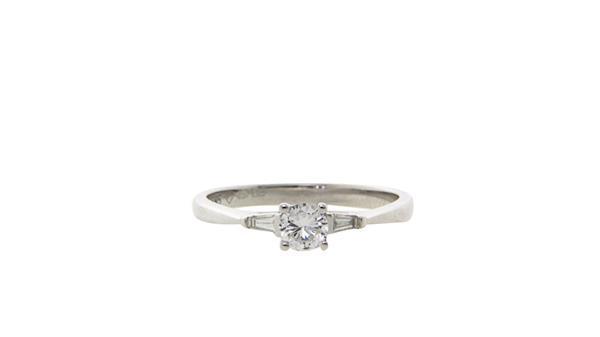 Grote foto witgouden ring met diamant 14 krt nieuw 1462.5 sieraden tassen en uiterlijk ringen voor haar