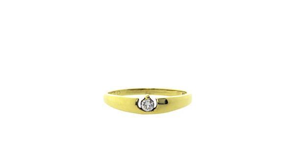 Grote foto gouden ring met diamant 14 krt 229 sieraden tassen en uiterlijk ringen voor haar