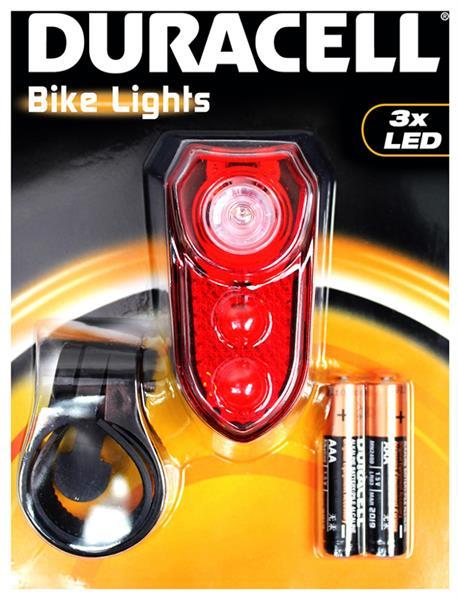 Grote foto led fietslamp achterzijde met batterijen alleen deze week 1 motoren overige accessoires