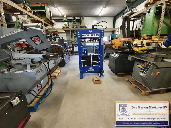 Grote foto hydraulische werkplaats pers verschuifbare cilinder 60 ton doe het zelf en verbouw materialen en producten