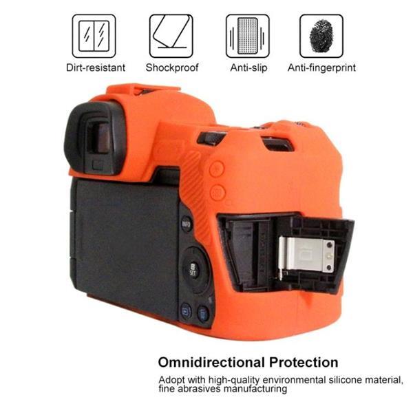 Grote foto puluz soft silicone protective case for canon eos r orange audio tv en foto onderdelen en accessoires