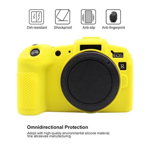 Grote foto puluz soft silicone protective case for canon eos rp yellow audio tv en foto onderdelen en accessoires