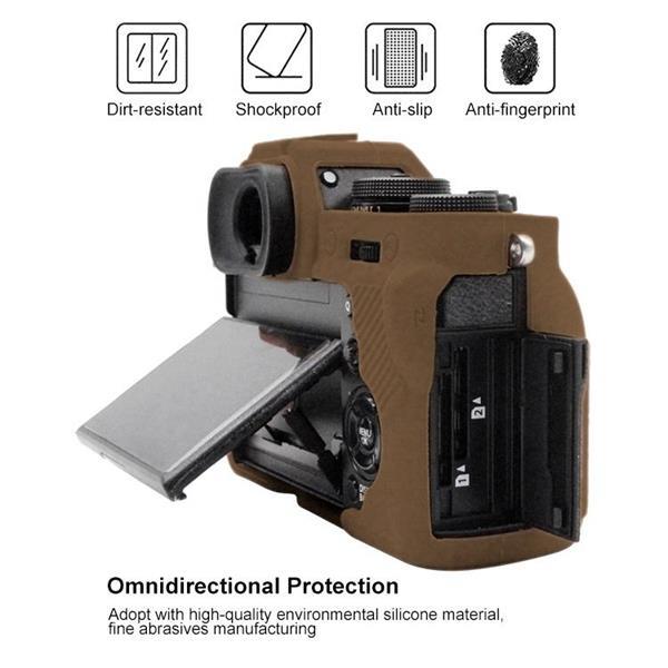 Grote foto puluz soft silicone protective case for fujifilm xt3 coffee audio tv en foto onderdelen en accessoires
