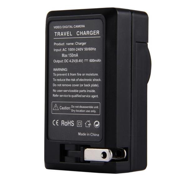 Grote foto puluz us plug battery charger for casio cnp40 battery audio tv en foto algemeen