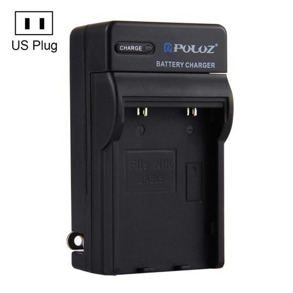Grote foto puluz us plug battery charger for nikon en el5 battery audio tv en foto algemeen