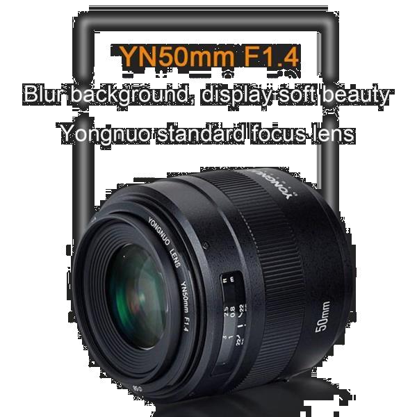 Grote foto yongnuo yn50mm f1.4c f1.4 lens large aperture auto focus len audio tv en foto algemeen