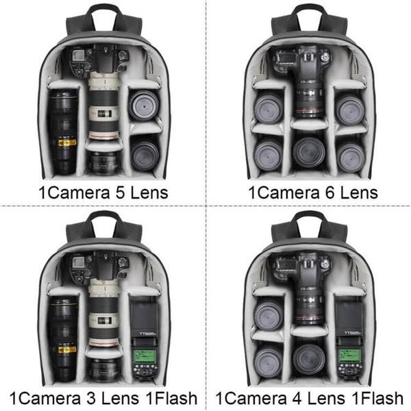 Grote foto caden slr camera shoulder digital camera bag outdoor lightwe audio tv en foto onderdelen en accessoires