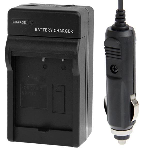 Grote foto digital camera battery car charger for casio np 130 black audio tv en foto algemeen