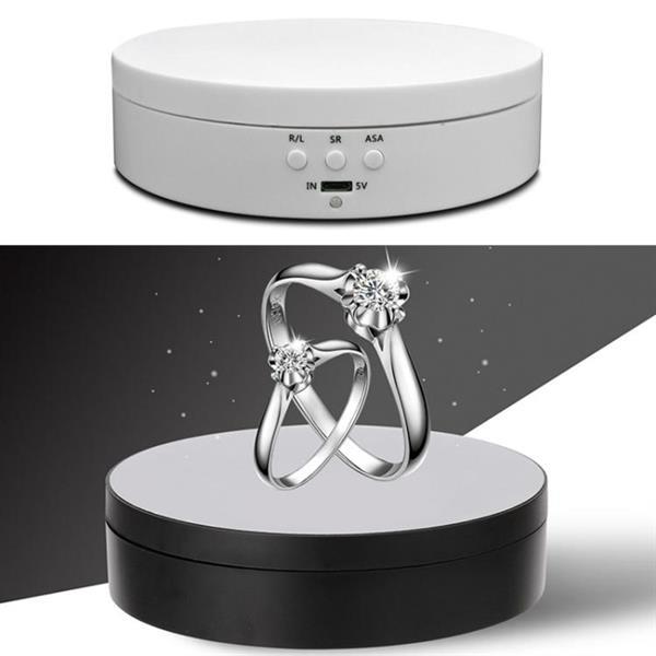 Grote foto 13.8cm usb charging smart 360 degree rotating turntable disp audio tv en foto algemeen