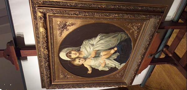 Grote foto maria met kind antiek en kunst klassiek
