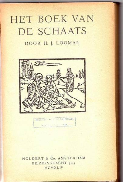 Grote foto het boek van de schaats h.j. looman 1944 boeken sport