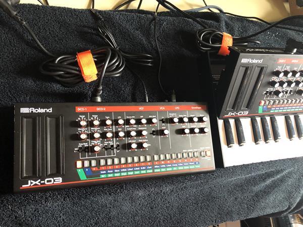 Grote foto roland boutique 2x jx 03 unit k 25m jx 3p jx03 muziek en instrumenten synthesizers