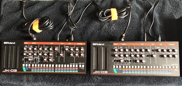 Grote foto roland boutique 2x jx 03 unit k 25m jx 3p jx03 muziek en instrumenten synthesizers