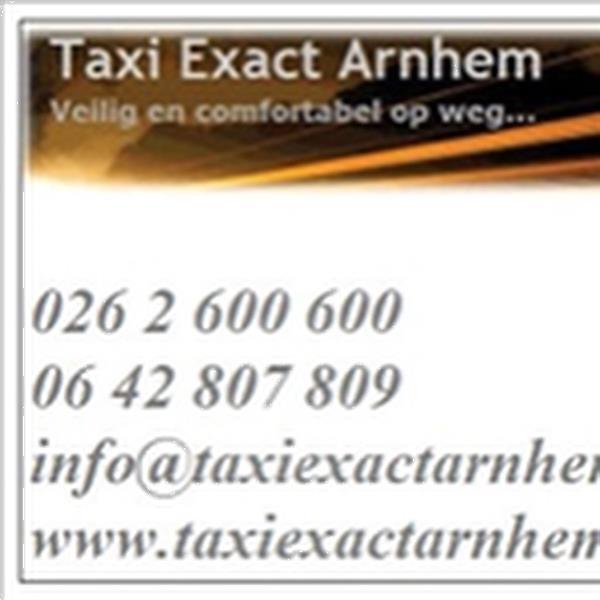 Grote foto taxi exact arnhem diensten en vakmensen koeriers chauffeurs en taxi
