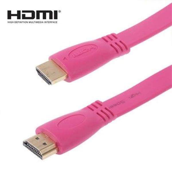 Grote foto 1.5m gold plated hdmi to hdmi 19pin flat cable 1.4 version computers en software overige