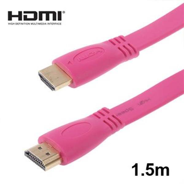 Grote foto 1.5m gold plated hdmi to hdmi 19pin flat cable 1.4 version computers en software overige