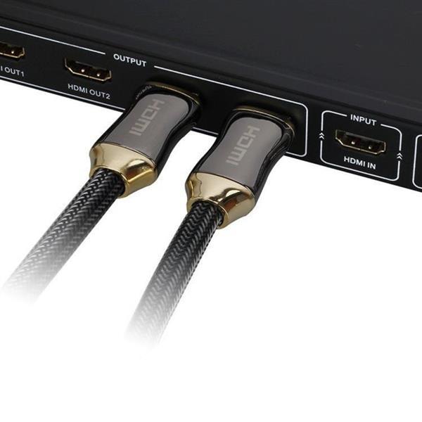 Grote foto 1.5m metal body hdmi 2.0 high speed hdmi 19 pin male to hdmi computers en software overige