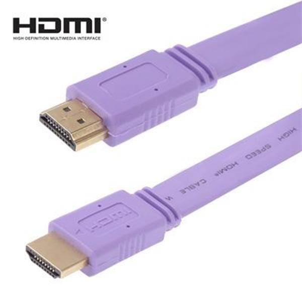 Grote foto 1.8m gold plated hdmi to hdmi 19pin flat cable 1.4 version computers en software overige