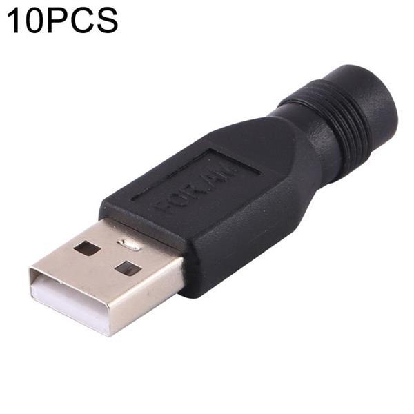 Grote foto 10 pcs 3.5 x 1.35mm to usb 2.0 dc power plug connector computers en software overige