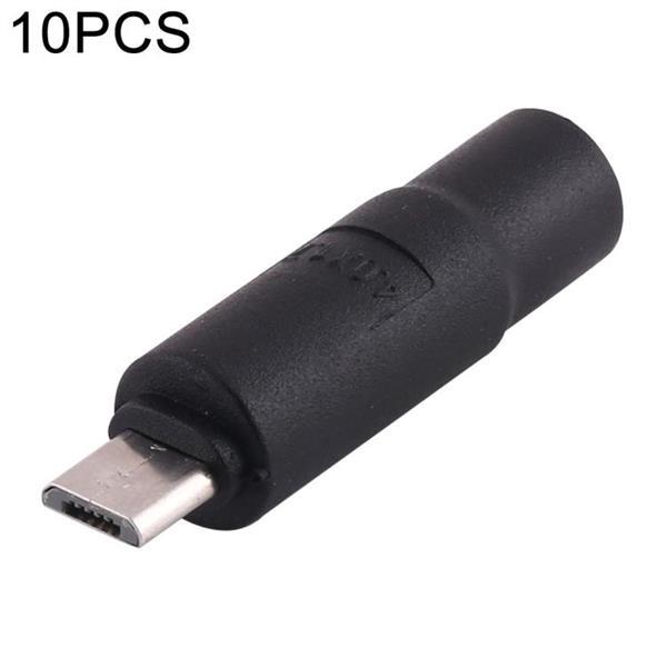 Grote foto 10 pcs 4.0 x 1.7mm to micro usb dc power plug connector computers en software overige