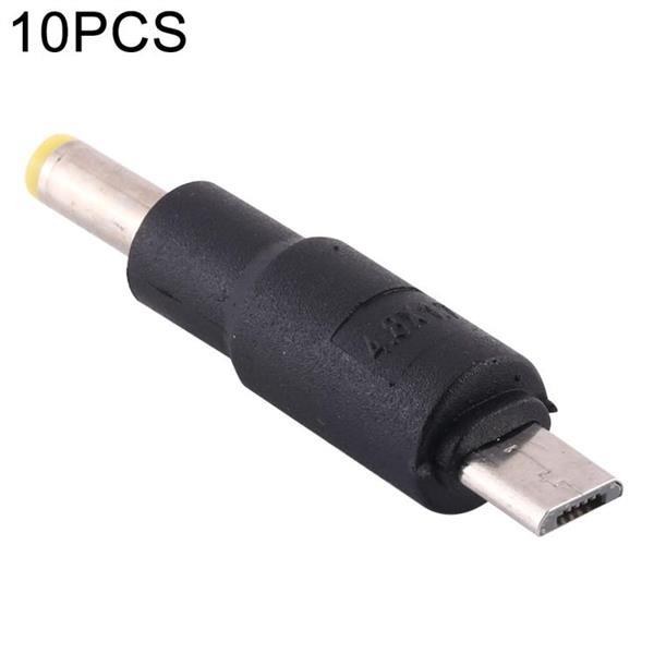Grote foto 10 pcs 4.8 x 1.7mm to micro usb dc power plug connector computers en software overige