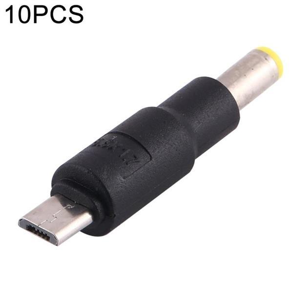 Grote foto 10 pcs 5.5 x 1.7mm to micro usb dc power plug connector computers en software overige