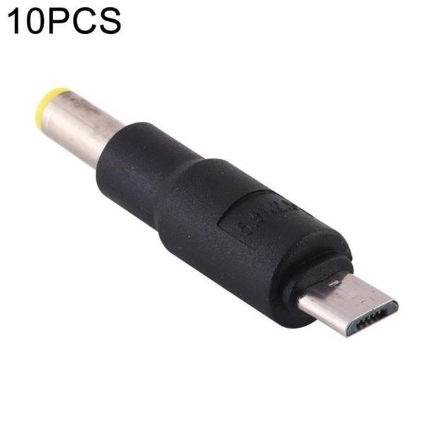 Grote foto 10 pcs 5.5 x 2.5mm to micro usb dc power plug connector computers en software overige