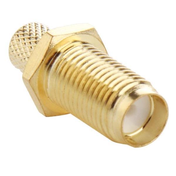 Grote foto 10 pcs gold plated rp sma female crimp rf connector adapter computers en software overige
